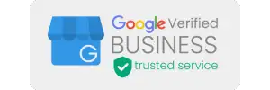CAT Heating and AC Google Verified Business Badge in webp format.
