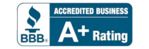 CAT Heating and AC BBB Accreditation Badge in webp format.